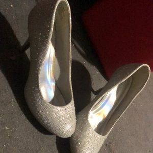 Silver heels